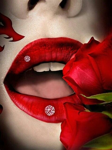 Red As A Rose Love Lips Kissable Lips Gif 2 Lipstick Lipsticks
