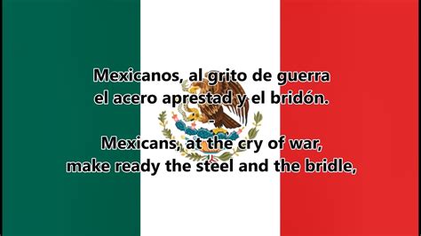 National Anthem Of Mexico Himno Nacional Mexicano Esen Lyrics