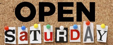 While most banks and credit unions are closed on sundays, there are some branches still open to serve your needs. College Open Saturday, Jan. 6 for Spring Registration ...