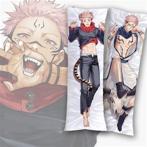 Decarchivehome Ryomen Sukuna Jujutsu Kaisen Anime Body Pillow
