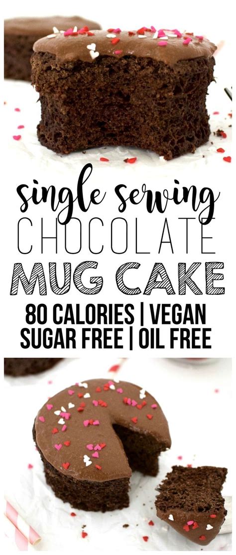 And angel food cake is very low in calories and can easily satisfy your sweet tooth. Single Serving Chocolate Mug Cake | Recipe | Healthy ...