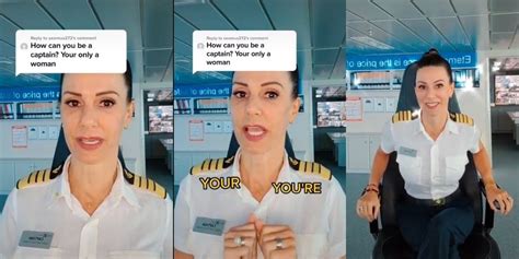 cruise ship captain claps back at troll s sexist question video comic sands
