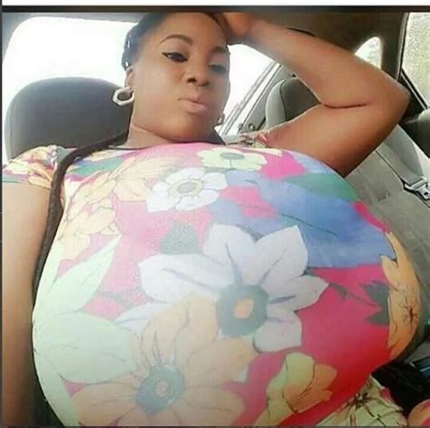Pretty Nigerian Ladys Gigantic Boobs Cause Stir On Instagram Photos