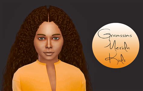 Sims 4 Cc Finds — Simiracle Gramssims Merida Kids Version ♥