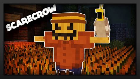 Minecraft How To Make A Scarecrow Halloween Special Youtube