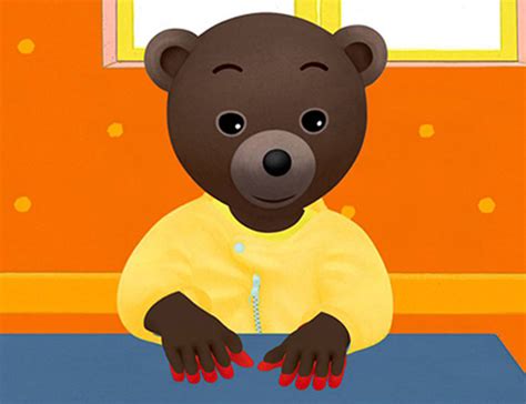 Coloriages Petit ours brun à imprimer