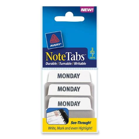 Post It Tabs Pre Printed Months Assorted Colors Inches