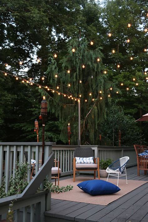 34 Cozy And Inspiring Backyard String Light Ideas Homemydesign