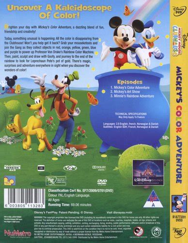 Mickeys Color Adventures Dvd Dvd Buy Online In South Africa From