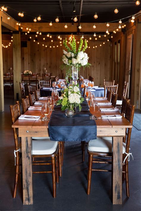 Elegant Meets Rustic Farm Reception Decor Unique Wedding Receptions