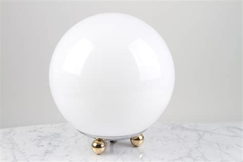 Buy glass ball table lamp and get the best deals at the lowest prices on ebay! White glass ball table lamp on 3 small ball feet ...