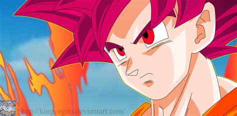 Goku Ssj God By Kingvegito On Deviantart