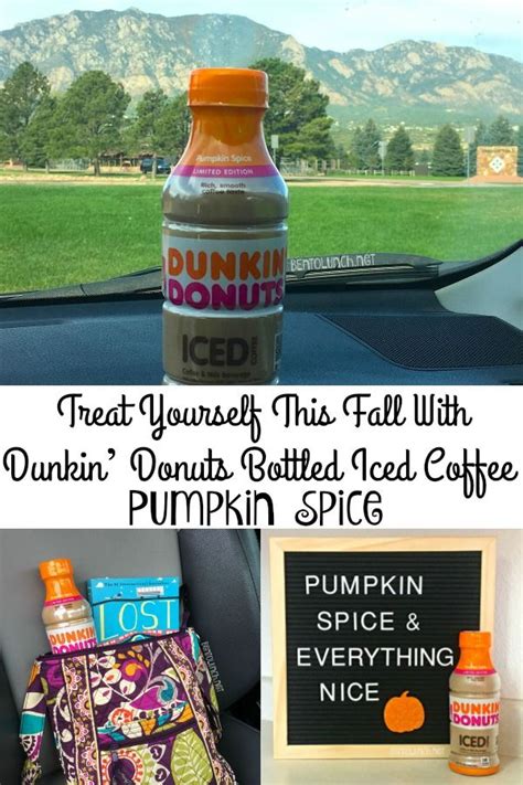 Treat Yourself For Fall With Dunkin Donuts Bottled Iced Coffee Pumpkin