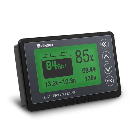 Renogy 500a Battery Monitor High And Low Voltage Programmable Alarm