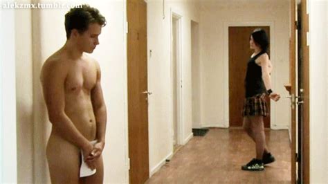 Amazing embarrassing nudity from beautiful actor Simon Broström in