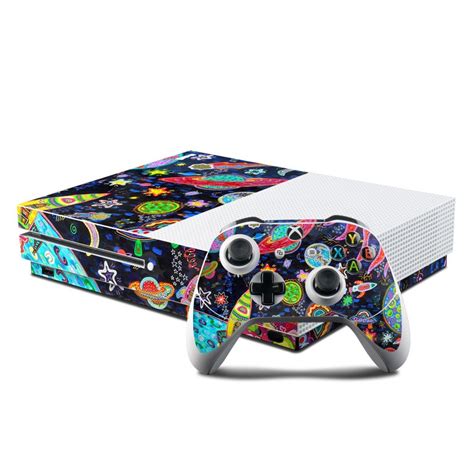 Microsoft Xbox One S Console And Controller Kit Skin Out To Space By