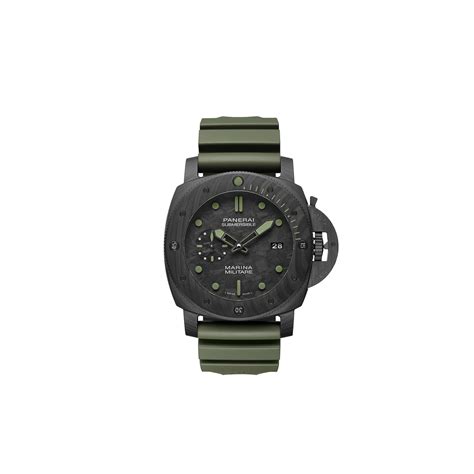 Sihh 2019 Panerai Submersible Marina Militare Carbotech 47 Mm In Black