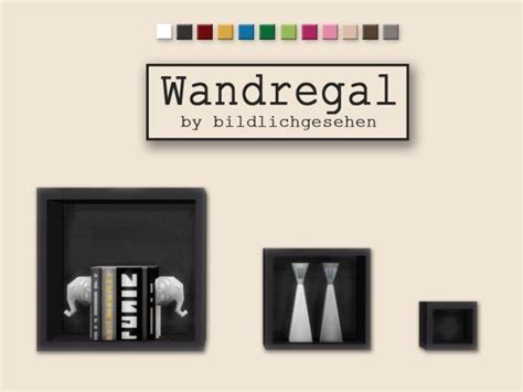 Wall Shelf By Bildlichgesehen At Akisima • Sims 4 Updates Sims 4 Blog