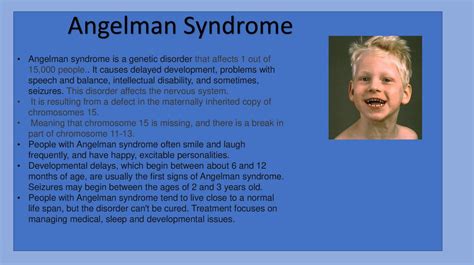 Angelman Syndrome Online Presentation