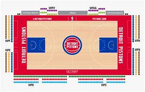 Pistons Seating Chart Little Caesars Arena Hd Png Download