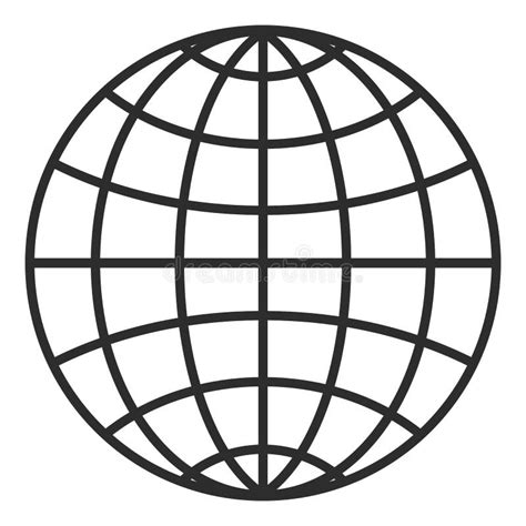 Globe Grid Vector Stock Vector Illustration Of Icon 7495331