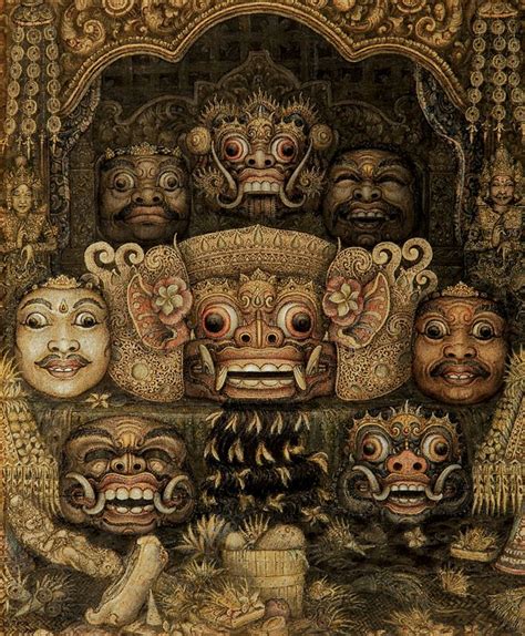 Pande Darmayana Lukisan Tradisional Bali Daerah Ubud Bali Painting