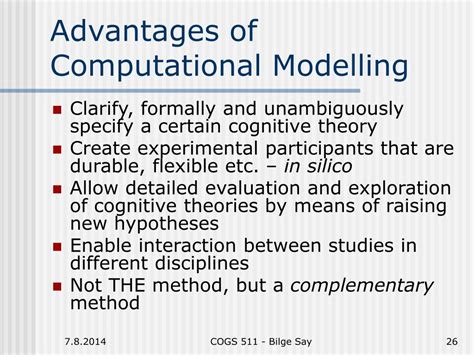 Ppt Computational Cognitive Modelling Powerpoint Presentation Free