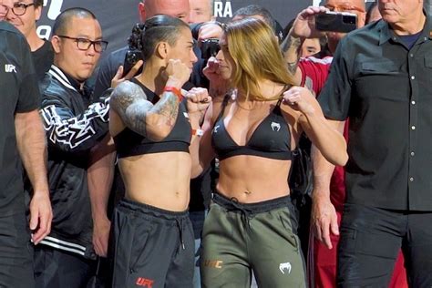 Jessica Andrade Knocks Down Mackenzie Dern Four Times In Ufc 295 Victory