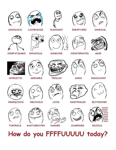 Rage Comics Characters All Meme Faces Meme Faces Rage Faces