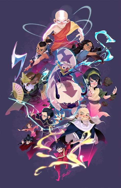 Amazing Atla Fanart By Russelldels Thelastairbender