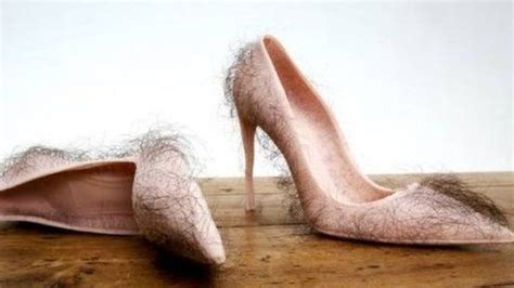 Hairy High Heels Called Grossest Shoes Of All Time Bbc Newsbeat