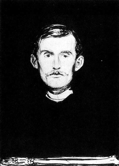 Self Portrait I 1895 1896 Edvard Munch