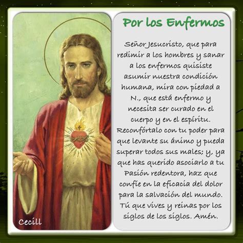 Oraciones Para Enfermos Oración De Sanación Oraciones