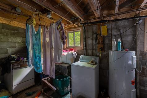 Clothes Still Hang To Dry In An Abandoned House Where The Owner Died In
