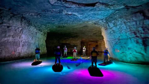 Cavern Glow Tours In Kentucky Glow In The Dark Sup Tour