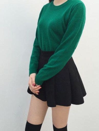 Green Aesthetic Korean Fashion Amino