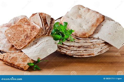 Unleavened Wheat Cake Stock Image Image Of Oriental 38351711
