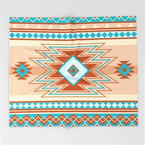 Native Pattern 1 Throw Blanket Native Patterns Throw Blanket Blanket