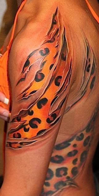Leopard Print By Tony Adamson Tattoos Leopard Print Tattoos
