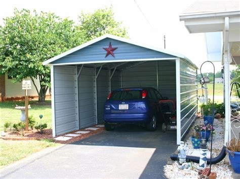 Whether using lumber or metal, a properly constructed carport can extend the life of your vehicle and even improve your home's resale value. Carport | Boxed Eave Roof | 12W x 21L x 7H