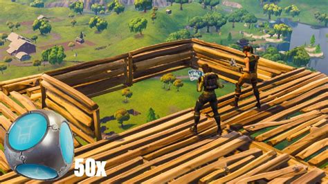 50 Port A Forts Thrown In A 10x By 10x Fortnite Youtube