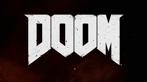 Doom Poster Screen Shot Doom Game Logo Video Games Typography Red 1080p Wallpaper