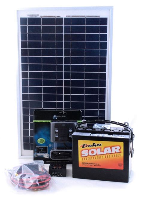 Now with wall mount case, 55.00 plus 3.00 shipping. 20W Do-It-Yourself Solar Energy Starter Kit