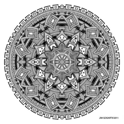 Mandala Drawing 25 By Mandala Jim On Deviantart