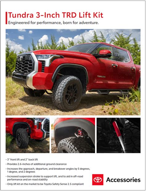 Toyota Tundra Reaches New Heights With Trd 3 Inch Lift Kit Passport