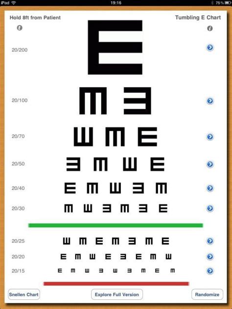 Snellen Eye Test Charts Interpretation Precision Vision Snellen Eye