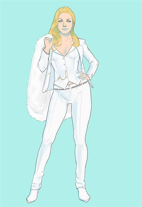 Image Emma Frost Wearing A White Jacket Vest Things For