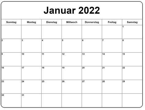 Januar 2022 Feiertags Kalender The Beste Kalender