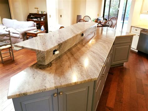 Other surfaces, and then decide. Amazing custom-made Kitchen & Island Countertop using ...