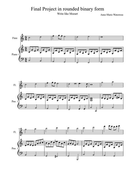 Musical forms by ernst pauer, musical forms books available in pdf, epub, mobi format. Final Project in rounded binary form Sheet music | Download free in PDF or MIDI | Musescore.com